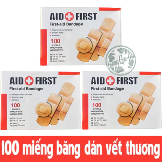 Hộp 100 miếng dán urgo - Băng go cá nhân