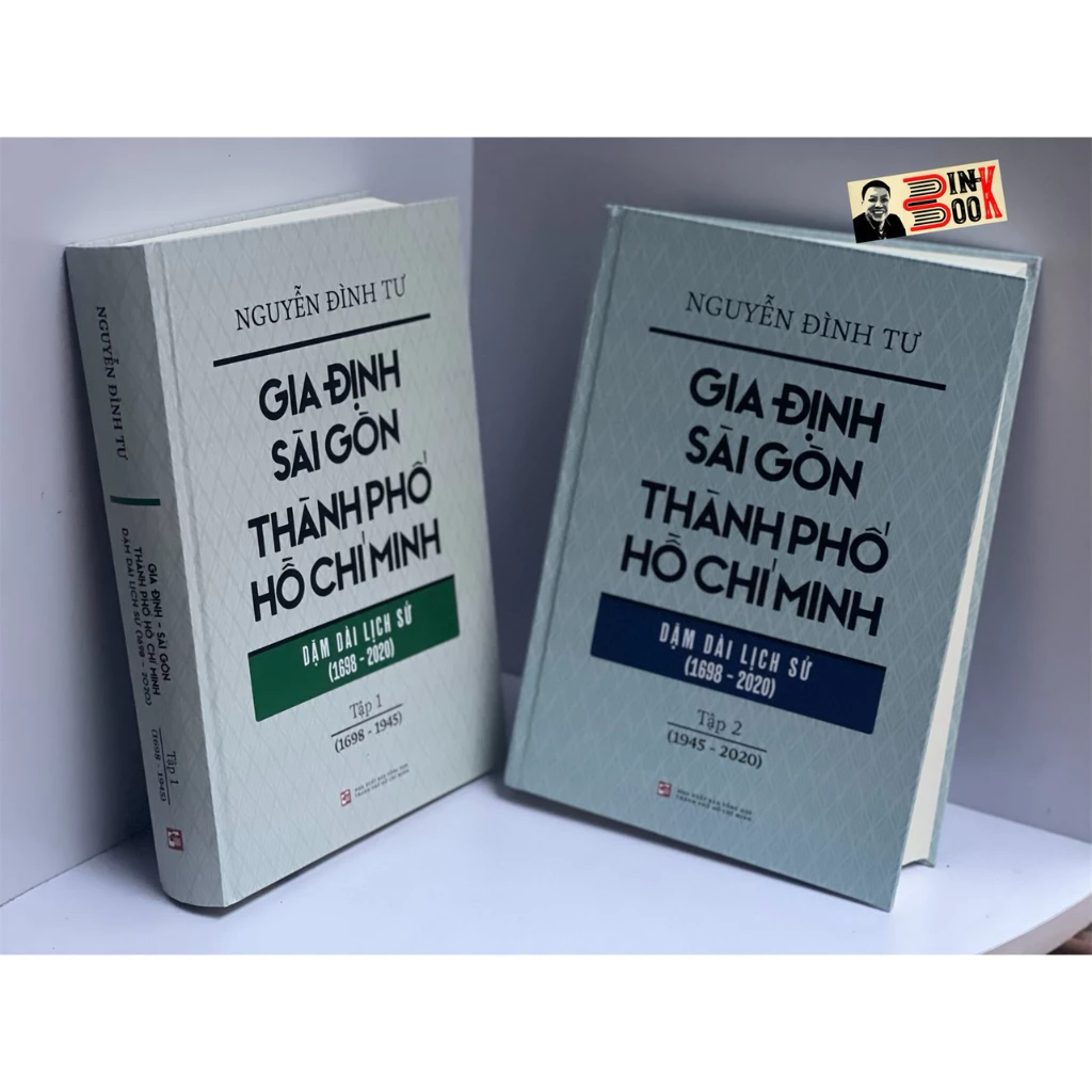 Sách - (Combo trọn bộ 2 tập) [Bìa cứng] Gia Định - Sài Gòn - Thành phố Hồ Chí Minh: Dặm dài lịch sử (1698-2020)