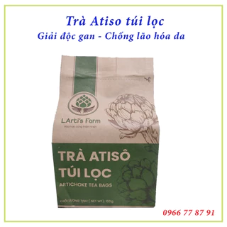 Trà Atiso túi lọc hữu cơ 100% nguyên chất, thanh nhiệt, mát gan bịch 100g