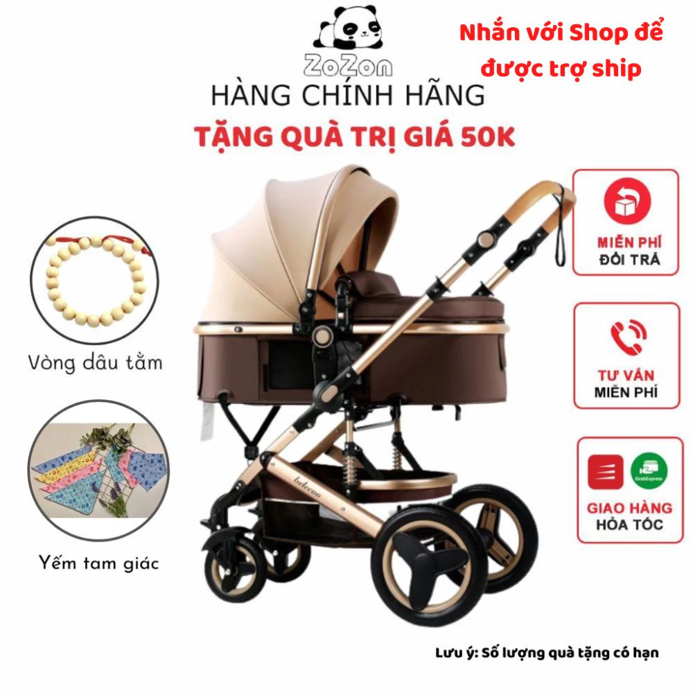 Xe Đẩy Kiêm Nôi Ru Cho Bé Beleco Hàng Chính Hãng Bảo Hành 6 Tháng