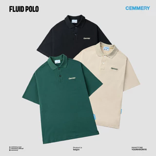 Áo Polo LocalBrand Cemmery "FLUID POLO" Form rộng nam nữ Unisex _ PL01