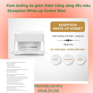 [CÔNG TY] Kem Sáng Da White-Up Sorbet EKSEPTION - Mờ Nám Sạm, Giảm Thâm; Đều Màu, Giảm Nhăn & Trẻ Hóa Da  50ML