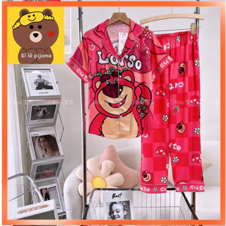 Đồ Mặc Nhà Pijama Lụa Xước Boo TNQD 40-60kg - Hàng thiết kế cao cấp