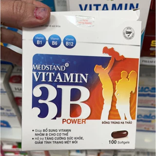 Viên uống Vitamin 3B - Đông Trùng Hạ Thảo - Hộp 100v