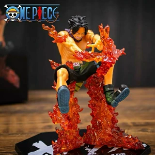 Mô hình One Piece - Mô hình nhân Ace hỏa quyền chữ thập đế có chữ