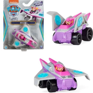 Paw Patrol: xe cứu hộ Skye metal mẫu mới 2023 Aqua Púp