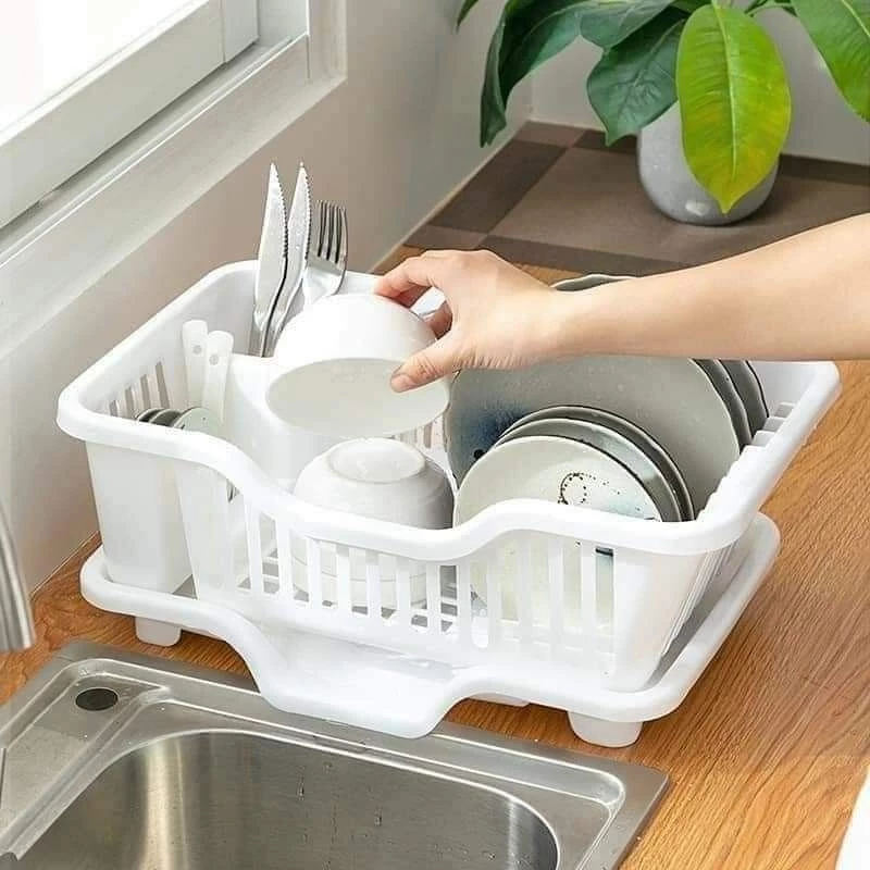 Rổ úp bát có kèm khay hứng