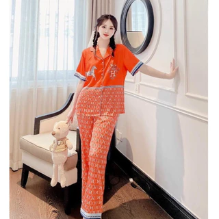 [XẢ KHO SỈ] Pijama Lụa Cao Cấp Đồ Bộ Mặc Nhà Ngủ Nữ Chất Lụa Siêu Mềm Siêu Mịn - Sillk Homewear