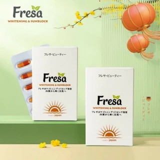 Viên uống trắng da và chống nắng nội sinh FRESA WHITENING & SUNBLOCK - Chính hãng