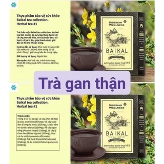 Trà gan ruột thận N1 siberian Trà thảo mộc Baikal tea collection. Herbal tea №1
