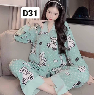 BIGSIZE-65kg - 75kg Bộ đồ ngủ mặc nhà pijama cho nữ, set đồ nữ xinh thiết kế trẻ trung chất mát -xuongmaypijamachucanh