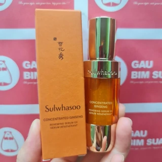 [8ML]Tinh chất cải thiện nếp nhắn săn chắc nâng cơ da Sulwhasoo Concentrated Ginseng Renewing Serum