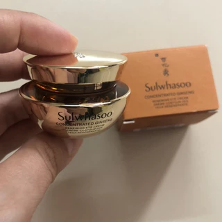 [AUTH 1000%] [Minisize 5ml] Kem mắt nhân sâm Sulwhasoo Ginseng eye cream chống lão hóa,chống nhăn làm sáng da