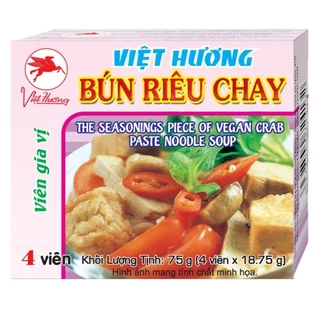 1 hộp bún riêu chay việt hương 74g