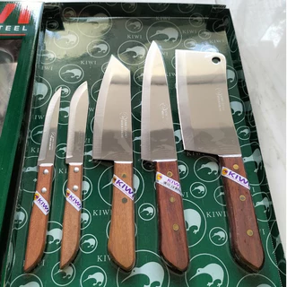 Bộ 5 dao kiwi cán gỗ tiện lợi W5W nhập khẩu Thái Lan