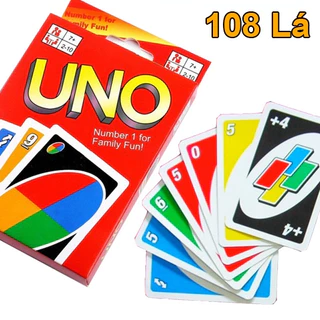 Bộ Bài UNO 108 lá hàng Việt Nam, Đồ chơi trẻ em uno thẻ bài Boardgame