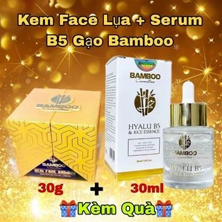 💥Mẫu mới 2023💥Combo kem face và serum B5 Gạo bamboo