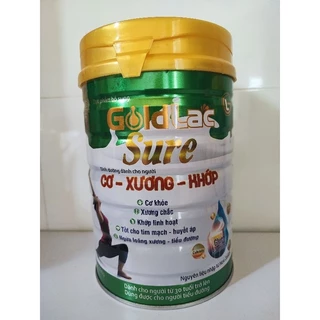 sữa bột goldlac sure cơ xương khớp lon 900g