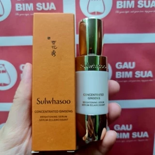 [T9.25 8ML]Tinh chất bạch sâm dưỡng trắng mờ thâm sạm nám Sulwhasoo Concentrated Ginseng Brightening Serum