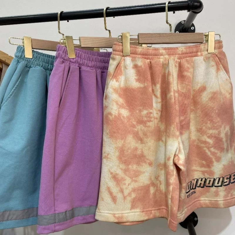 Quần short đùi unisex năng động có hiệu ứng phản quang