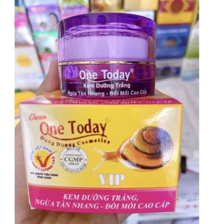 Kem Ốc Sên One Today Dưỡng Trắng Da, Ngừa Tàn Nhang, Đồi Mồi Vip 15g Màu Tím