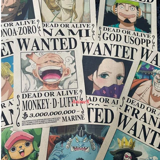 Tờ Truy Nã - Wanted Poster One Piece - Vua Hải Tặc Hơn 1000 Nhân Vật by AnimeX