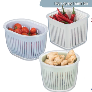 Hộp đựng hành tỏi, giữ độ tươi của hành tỏi đến 3 tháng - Chính hàng inochi, tiêu chuẩn nhật bản