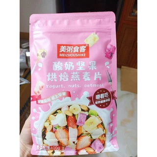 Ngũ cốc sữa chua hoa quả ăn chế độ healthy giảm cân gói 400g