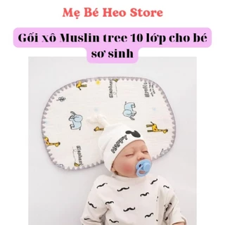 Gối Xô Muslin Tree 10 Lớp Cho Bé Sơ Sinh