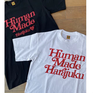 Áo thun unisex nam nữ Human Made x Girl Dont Cry Harajuku form rộng vải cotton 100% cao cấp VNXK ( Ảnh thật )