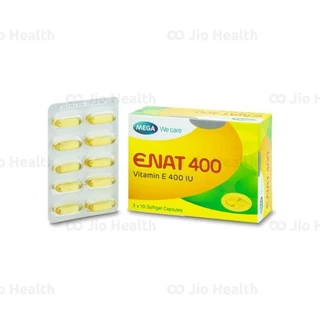 Viên ENAT 400 Mega .Giúp làm đẹp da,trắng da ,ngừa lão hóa