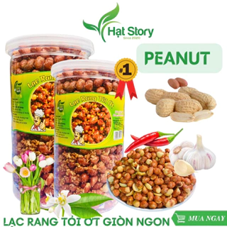 500Gr Lạc Tỏi Ớt Đóng Hũ Ngon Đậm Vị Như Hình