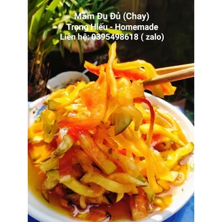 Mắm Đu Đủ Chay - Hộp 1kg- Chay, mặn đều dùng được