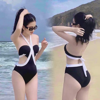 Bikini đi biển liền mảnh sexy- Đồ bơi nữ liền thân xẻ eo hot trend- shopnabi