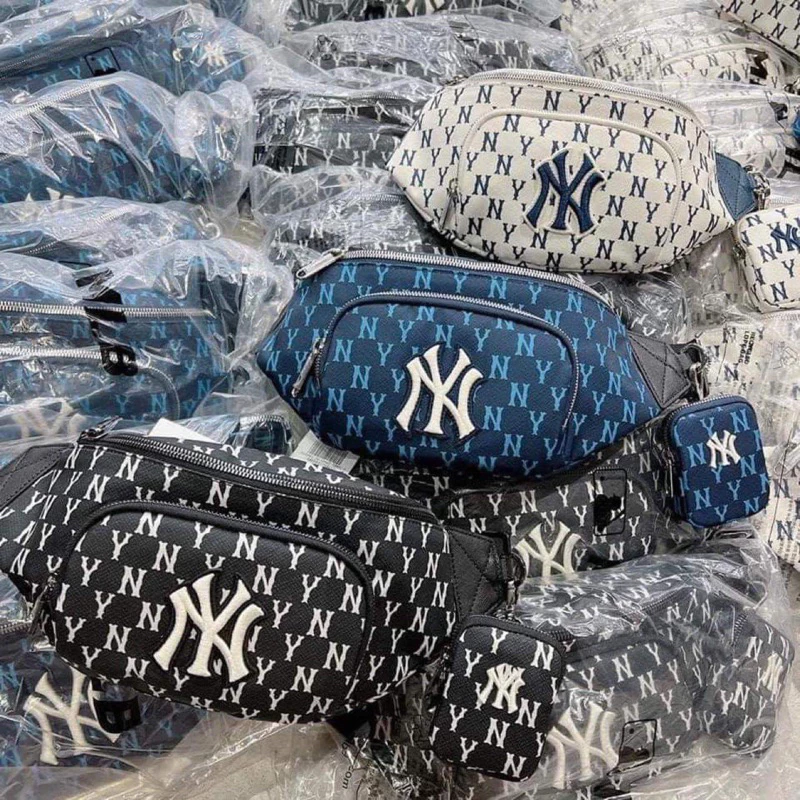 (CHÍNH HÃNG) túi bao tử MLB đeo chéo cao cấp monogram unisex size lớn form Hàn