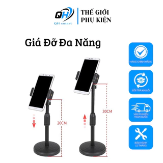 Giá Đỡ Điện Thoại Đa Năng, Live Stream, Quay Phim, Xem Video, Xoay 360 Độ - QH SMART