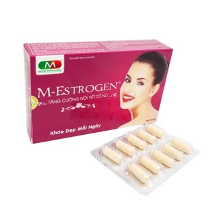 Viên uống Tăng Cường Nội Tiết Tố Nữ M-ESTROGEN GOLD -  Tăng cường Nội tiết tố và Sinh lý Nữ, Hộp 30 Viên