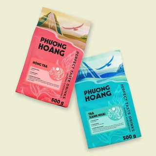 Trà Phượng Hoàng 500gr (Nhài/Ô Long/Kiều Mạch/Hồng Trà/Quế Hoa/Assam/Thiết Quan Âm/Sen/Phong Lan)