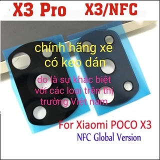 Kính camera Xiaomi poco X3 X3 Pro X3 NFC (Có keo dán)