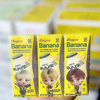 Sữa Chuối Banana Milk Binggrae Hàn Quốc - Lốc 6 Hộp
