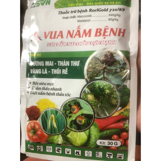 Thuốc trừ nấm bệnh - Vua nấm bệnh trừ sương mai, thán thư, vàng lá, thối rễ cho hoa và cây trái