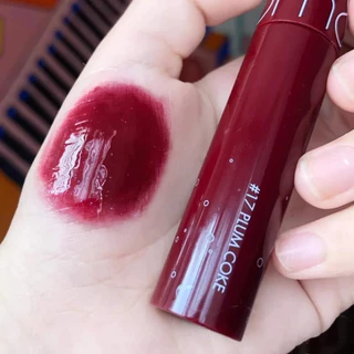 Son bóng Romand Juicy Lasting Tint 17-Flum Coke màu đỏ mận