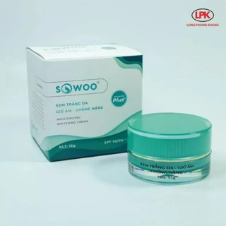 Kem Sowoo trắng da, giữ ẩm, chống nắng 15g