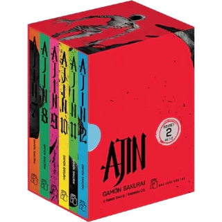 Sách - AJIN - Boxset Số 2 (Tập 7-12) - Tặng Kèm Bookmark