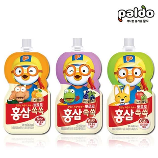 [Date Mới :3/2025 ]Nước Hồng Sâm Vị Trái Cây Paldo Pororo Nhập Khẩu Hàn Quốc cho bé [ Giá lẻ 1 túi ]