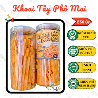 KHOAI TÂY QUE LẮC BỘT PHÔ MAI - THƠM LỪNG GIÒN NGON ĐẬM VỊ - HŨ PET 200G