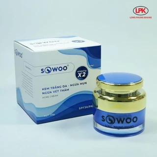 Kem Sowoo trắng da, ngừa mụn, ngừa vết thâm 25g