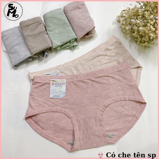 Quần lót nữ cotton lạnh, đáy lót kháng khuẩn. Phom 40-60kg. Vòng mông 80-93cm. SM9007