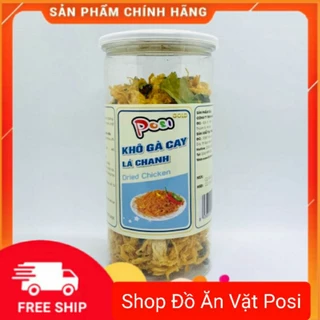 Khô gà cay lá chanh 200g PoSi đồ ăn vặt Hà Nội  siêu ngon