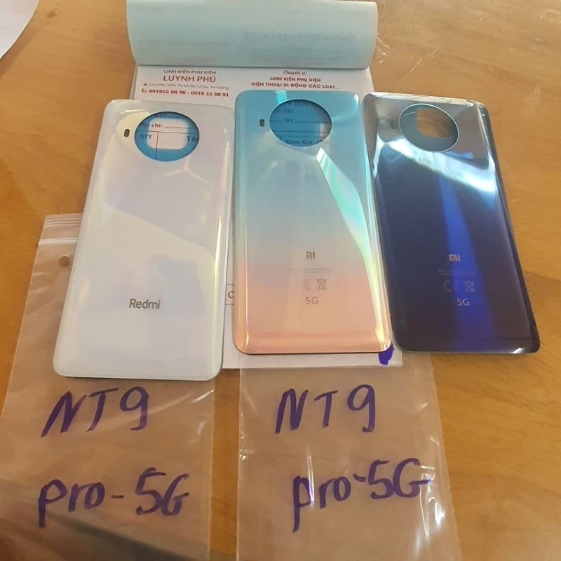 Nắp lưng Redmi note 9 pro 5G xiaomi Mi 10T lite hàng như hình bao test